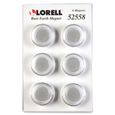 Lorell Round Cap Rare Earth Magnets