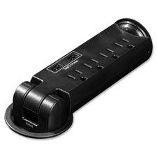 Lorell 4-outlet Desktop USB Charger Power Strip