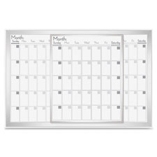 Lorell Magnetic Dry-Erase Calendar Board