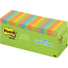 3M Post-it Super Sticky Jaipur Notes Cabinet Pack