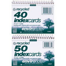 Roaring Spring Spiralbound Ruled Index Cards