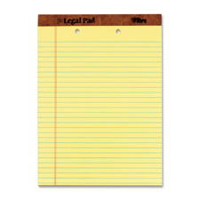 Tops 2-Hole Top Punched Legal Pad