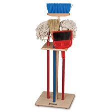 Jonti-Craft Housecleaning Set-n-Rack