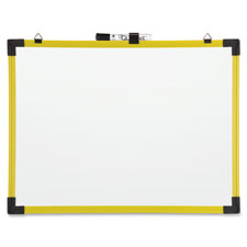 Quartet Yellow Frame Industrial Magnetic Whitebrd